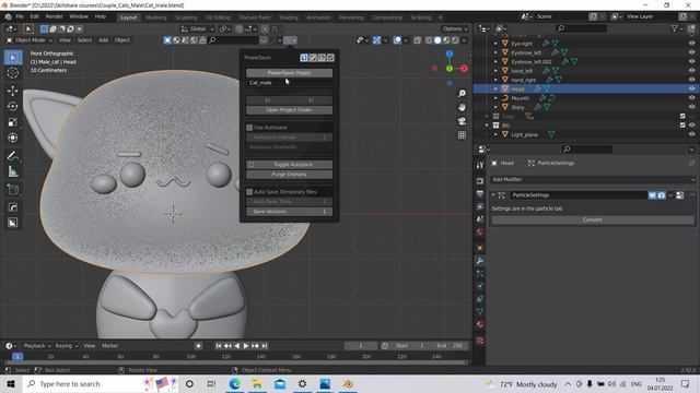 584846-08 - Hair , Grooming Lesson 7 - From 2D Illustration to 3D Your first day in Blender 3D