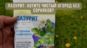 Лазурит: Хотите чистый огород без сорняков?