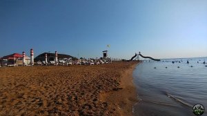 Утро. Горпляж. Прекрасная погода