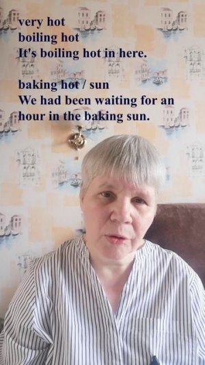 It's hot today, isn't it?