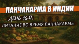 Дневник панчакармы | День 16-й: Мастер класс по приготовлению пищи | Что пить после очищения?