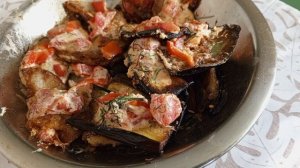 Баклажаны в духовке с болталкой