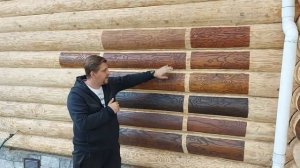 Выкрасы - подбор цвета на объекте Дом из рубленного бревна - Команда ПАКЛЯ