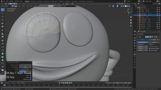 08 - Modeling The Eyes And Eyebrows