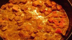 Говядина тушеная с болгарским перцем