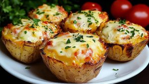 Запечёный картофель с наивкуснейшей начинкой