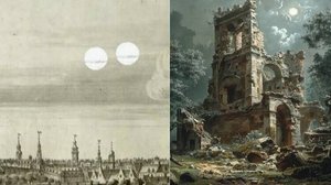 В монастырском архиве найден документ описывающий взрыв второй луны