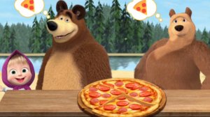 Маша и медведь Пиццерия игра мультфильм