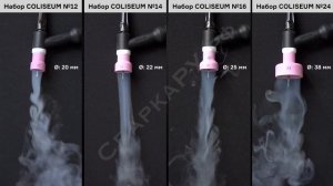 Набор газовой линзы горелки TIG ПТК Coliseum Распределение защитного газа