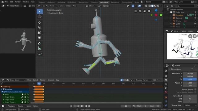472888-8 - Animating A Running Cycle