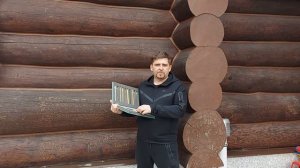 Герметик Тёплый Шов Ramsauer Acryl 160- подбор цвета на срубе из кедра - Команда ПАКЛЯ