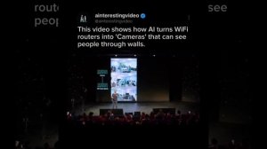 Презентация того, как ИИ превращает WiFi-роутеры в «камеры