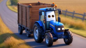 44 Мультик, загадка Что везёт синий трактор