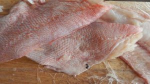 Филе красного окуня в духовке