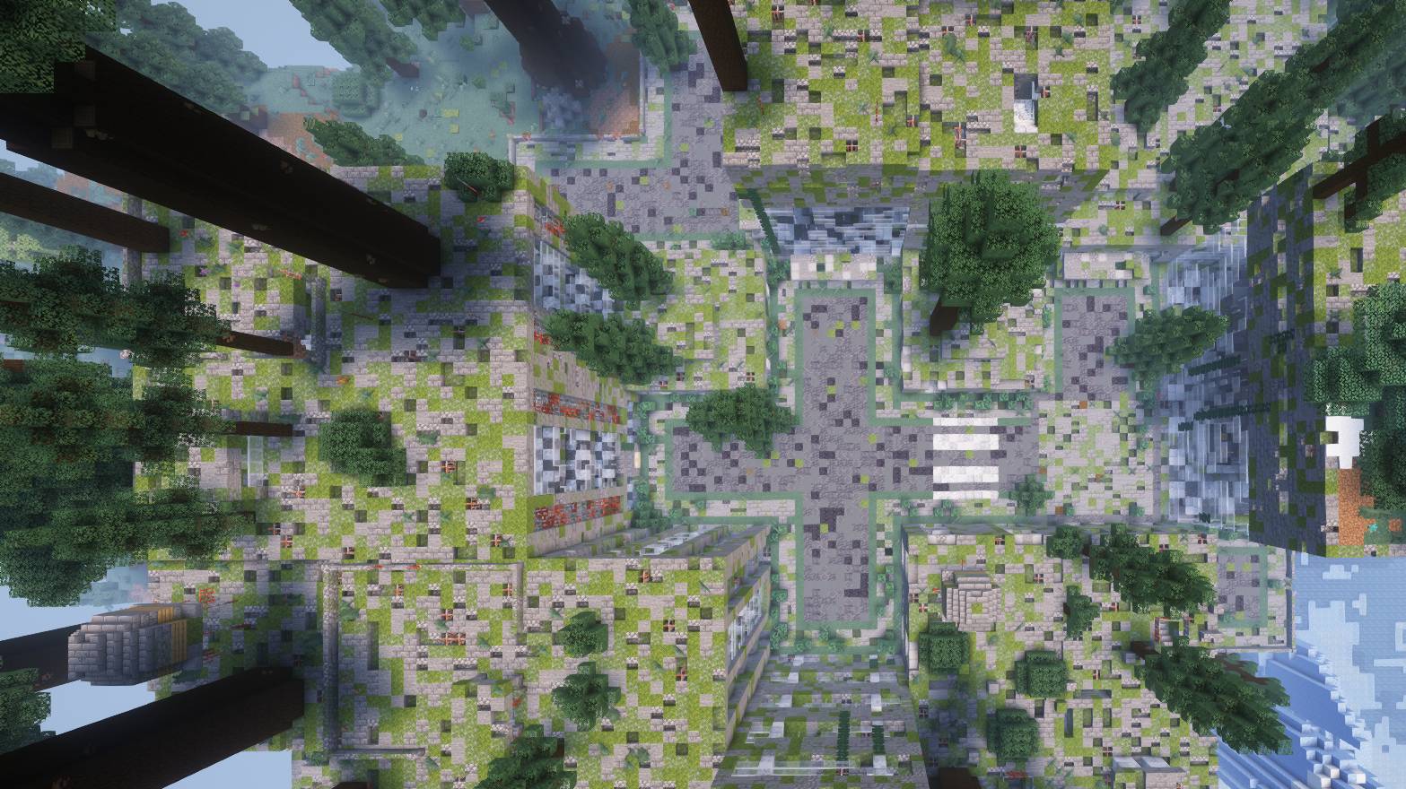 Не спится? Полетаем по ЧЗО в Майнкрафте? Или страшно? (Трейлер похода в Припятский микрорайон)