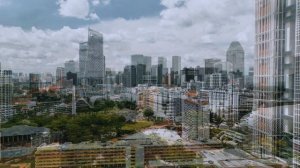 Сингапур с высоты птичьего полета | Красивые виды города летним днём