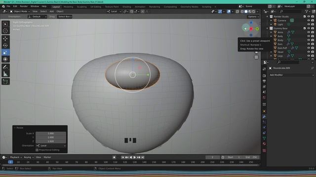 07 Modeling the Eyes and Nose