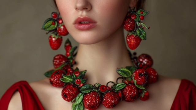 Ягодные украшения 🍒🍓🫐 👩 #АСМР #ASMR #ягоды #украшения смотреть онлайн