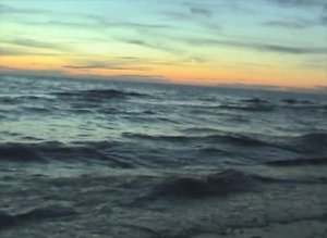На море закат 27 сентября 2003 год