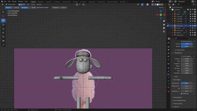 575761-08 - Creating The Hair Using Hair Particle System - Learn How To Create Stop Motion Character