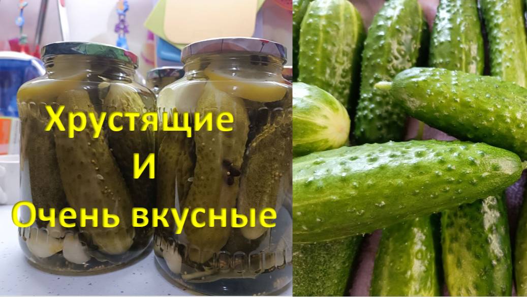 Маринованные огурчики - сочные, хрустящие и очень вкусные. На лимонной кислоте