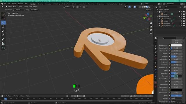 590576-5 - Texturing the Logo - Blender 3D for Beginners Model and Animate a 3D Logo
