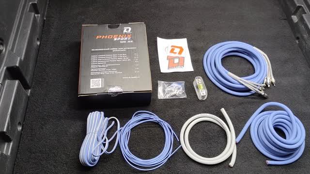 Как подключить усилитель с помощью Установочного набора DL Audio PHOENIX SPORT WK 44 смотреть онлайн