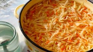 Быстрая квашеная капуста