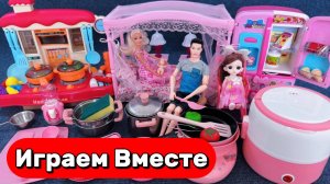 АСМР КУКЛЫ ИЗ МУЛЬТИКА БАРБИ ДЛЯ ДЕВОЧЕК 🌸 ИГАРЕМ В КУКОЛЬНЫЙ ДОМИК БАРБИ