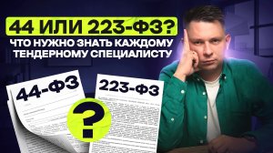 Простыми словами про 44-ФЗ и 223-ФЗ!