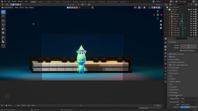 How To Create Pixar -Soul- Character In Blender - Zerina Bandzovic_11