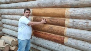 "Выкрасы" - подбор цвета на объекте "Дом из рубленного бревна" - Команда ПАКЛЯ