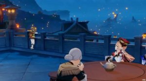 Праздник морских фонарей в Genshin Impact финальная сцена концерт Ху Тао  #genshinimpact