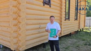 Тёплый шов ДО/ПОСЛЕ. Сруб из оцилиндрованного бревна - Команда ПАКЛЯ. Вместе теплее