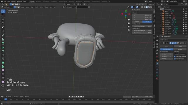 06 - Modeling The Feet