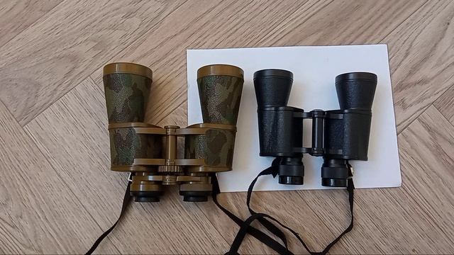 Сравнение Биноклей БПс 10х40 КОМЗ и БПШЦ 2 10х50 ЗОМЗ смотреть онлайн