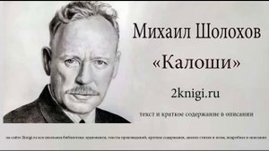 Михаил Шолохов "Калоши" - аудиокнига.
