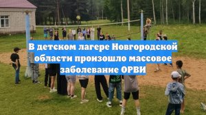В детском лагере Новгородской области произошло массовое заболевание ОРВИ
