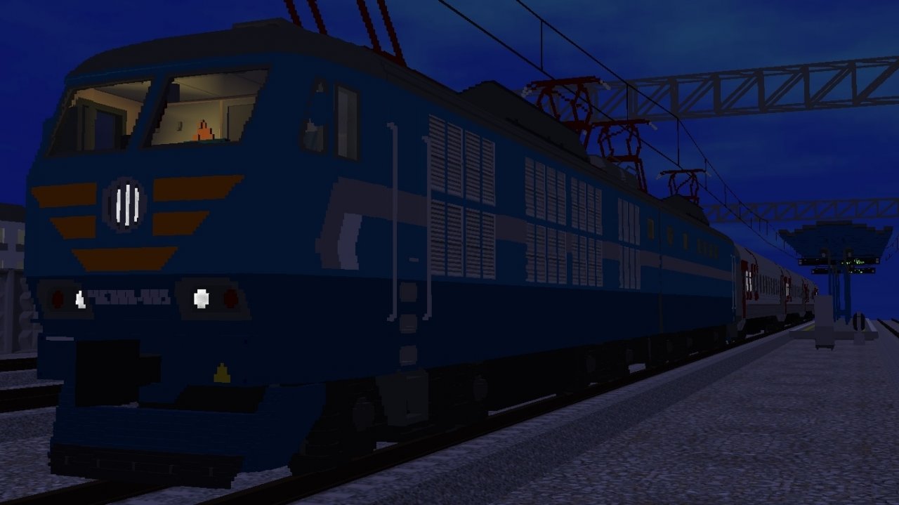 Проежающие поезда из игры Skyrail