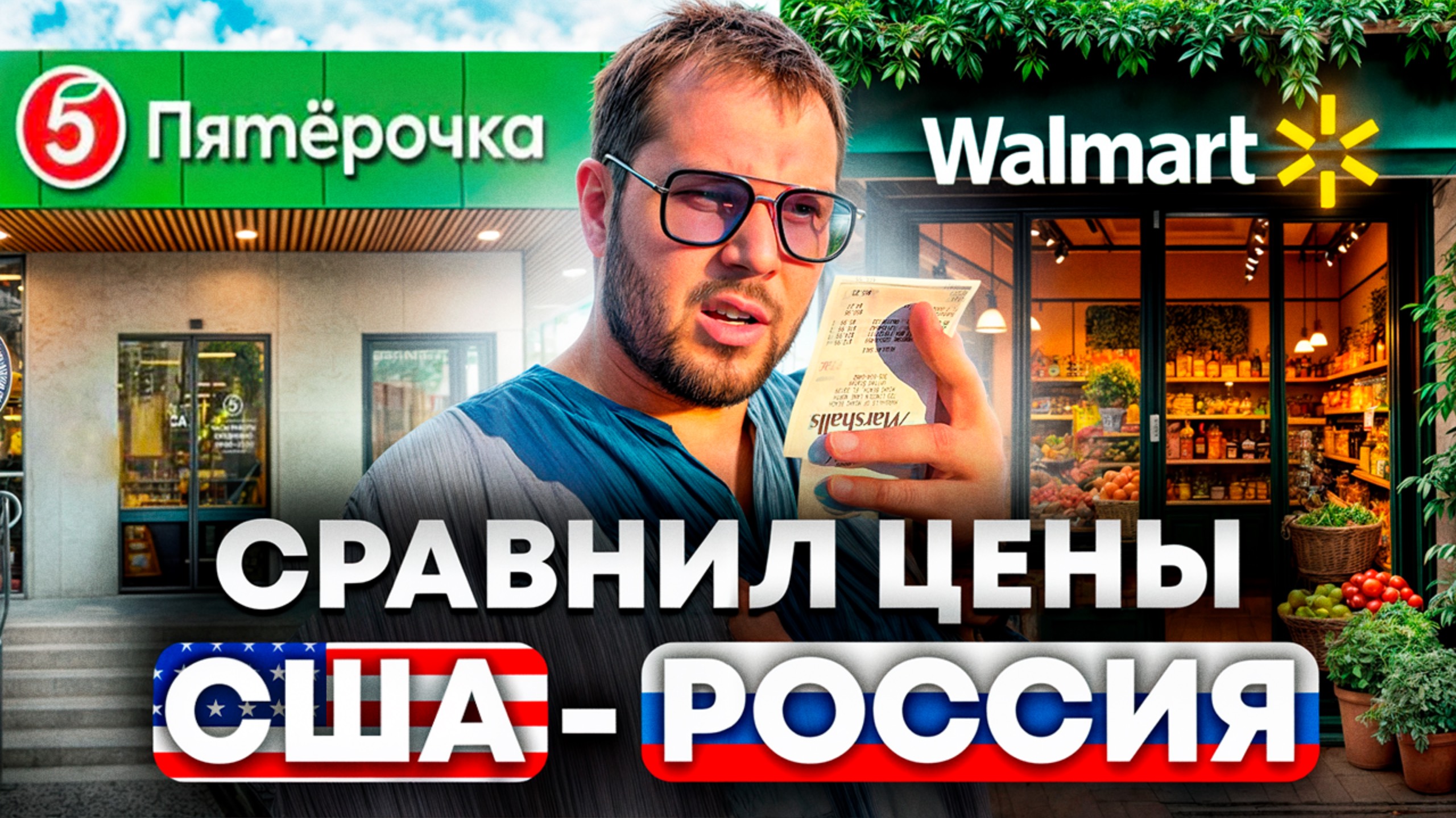Сравнил цены в России и США - Вкусно и грустно