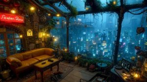 2 HOURS ｜ Cyberpunk Dark Ambient Music - Dystopian City Soundscape for Focus & Sleep