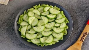 Диетический салат с консервированным тунцом