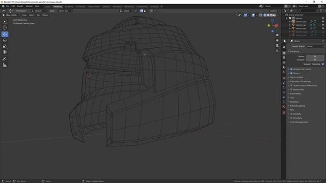 10. Detail Model - Lower Helmet