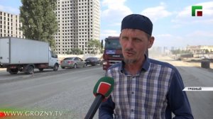 В Грозном начался ключевой этап реконструкции участка Старопромысловского шоссе