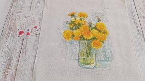 Вышивка крестом. Закончился сезон Солнечных одуванчиков. Два финиша и планы.