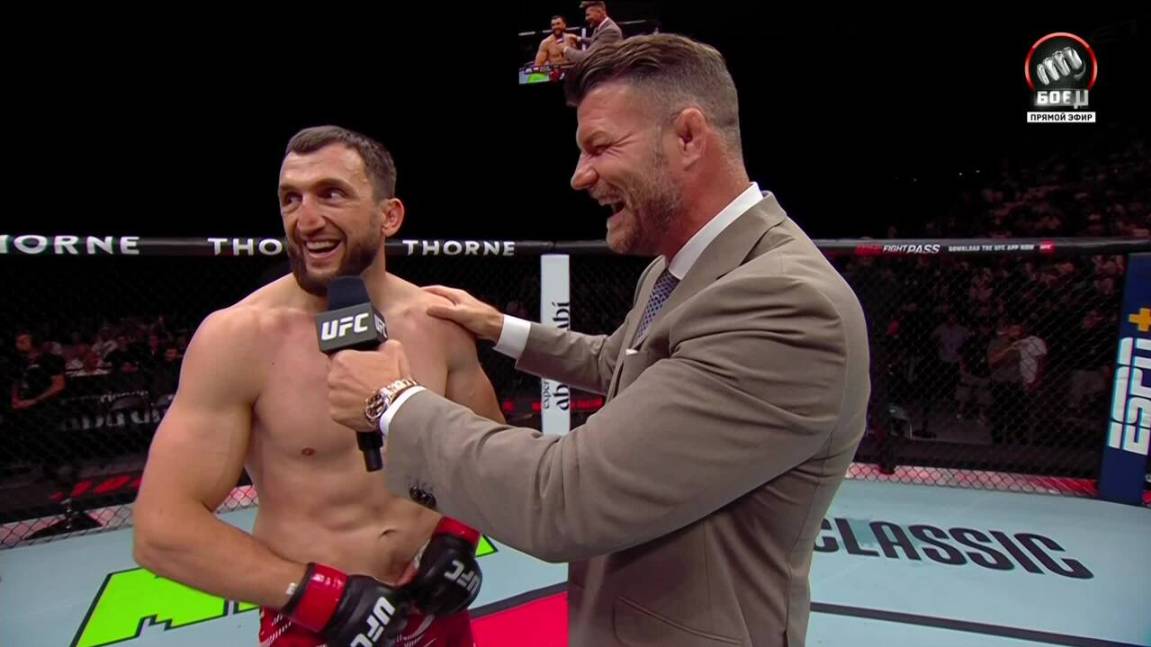 Интервью Муслима Салихова после боя (видео). UFC Fight Night