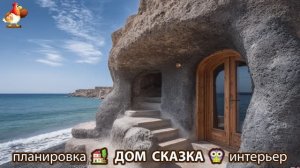 Сказочный дом мечты – 3D идея для вдохновения с планировкой и интерьером 🏡🏚️🏠 вариант (216)