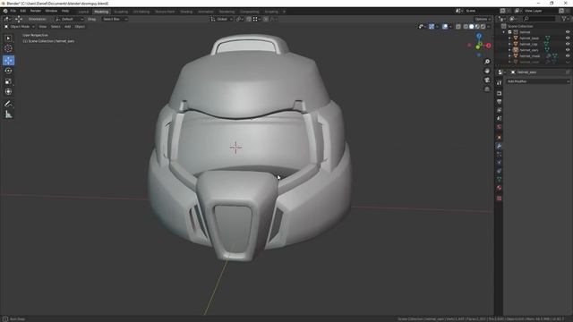 12. Detail Model - Smooth Visor