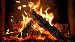 Камин 4К для 😴🌜🌟🌛 медитации и сна.🧚