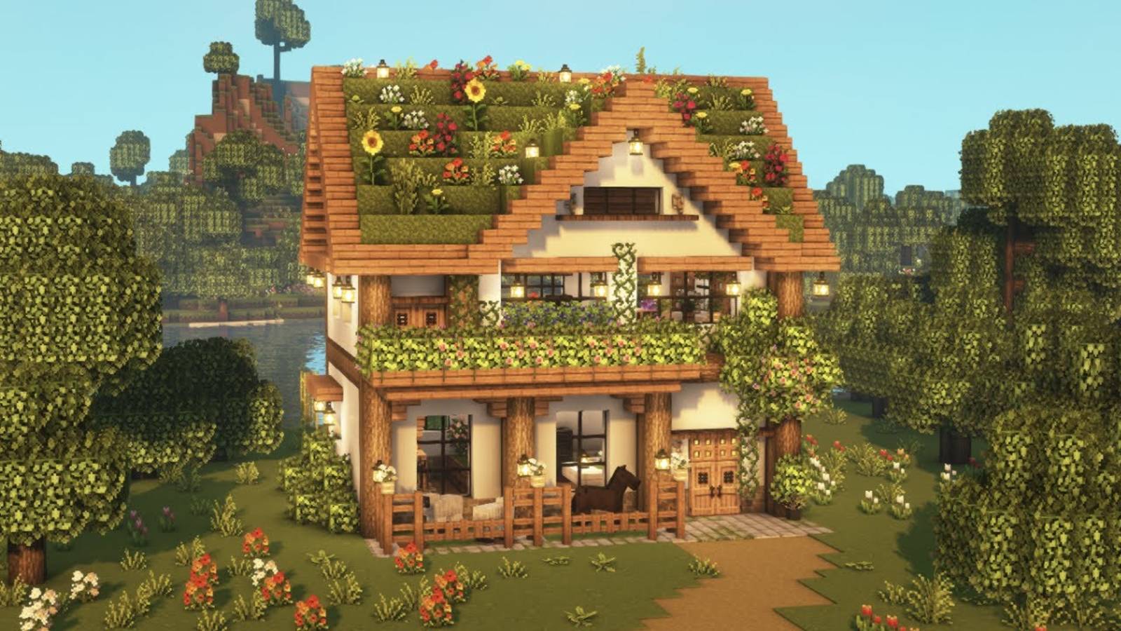 ЛУЧШИЙ эстетичный дом который ты видел в Minecraft без модов! майнкрафт